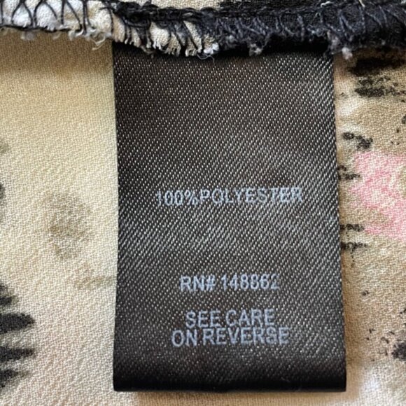 TORRID Lexie Ikat Floral Chiffon High-Low Babydoll Tunic Blouse - Size 1X - Picture 8 of 10